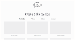Desktop Screenshot of kristycohn.com